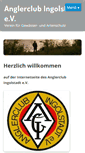 Mobile Screenshot of anglerclub-ingolstadt.de